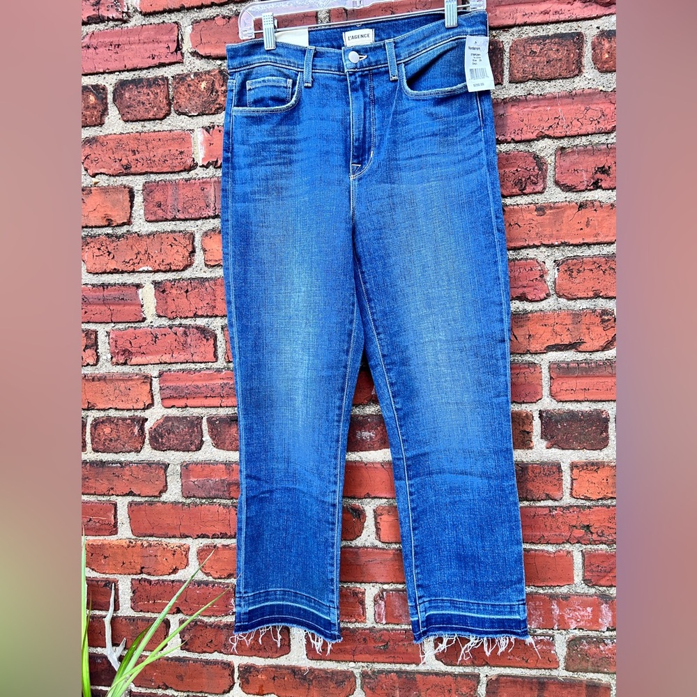 L'AGENCE high rise cropped cigarette, Harris style